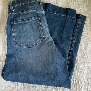 Madewell Jeans: wide leg crop